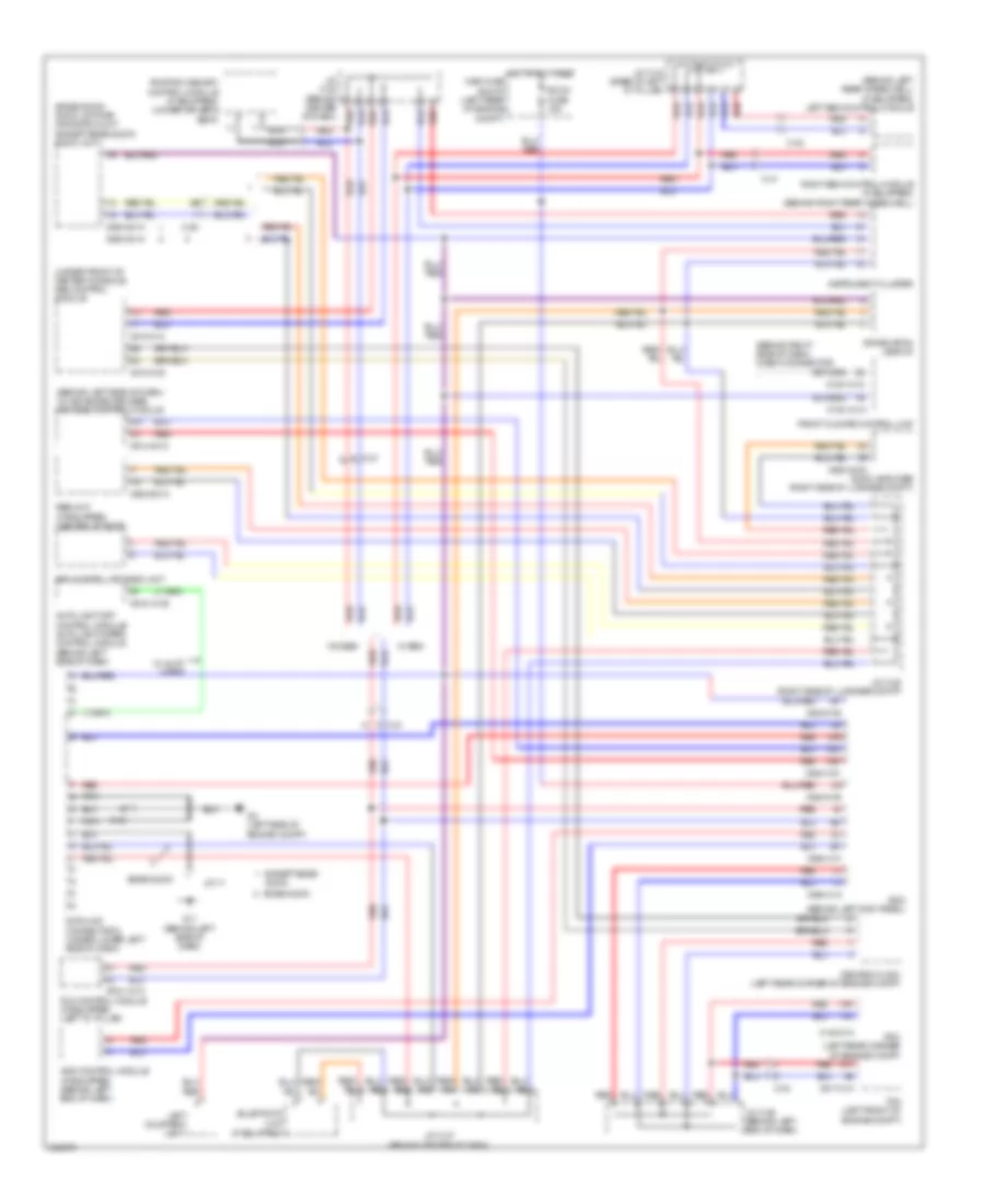 Computer Data Lines Wiring Diagram for Mazda CX 9 Grand Touring 2011