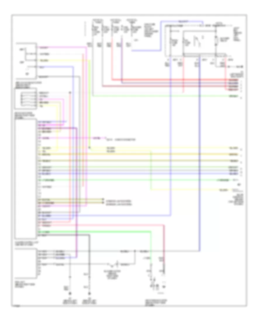 3.0L, Automatic AC Wiring Diagram (1 of 2) for Mazda 6 i 2003
