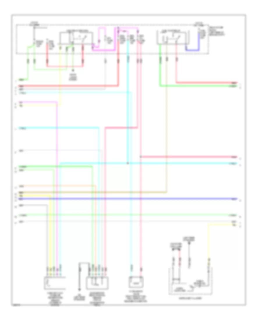 2.5L, Engine Performance Wiring Diagram (2 of 4) for Mazda 3 Mazdaspeed 2010