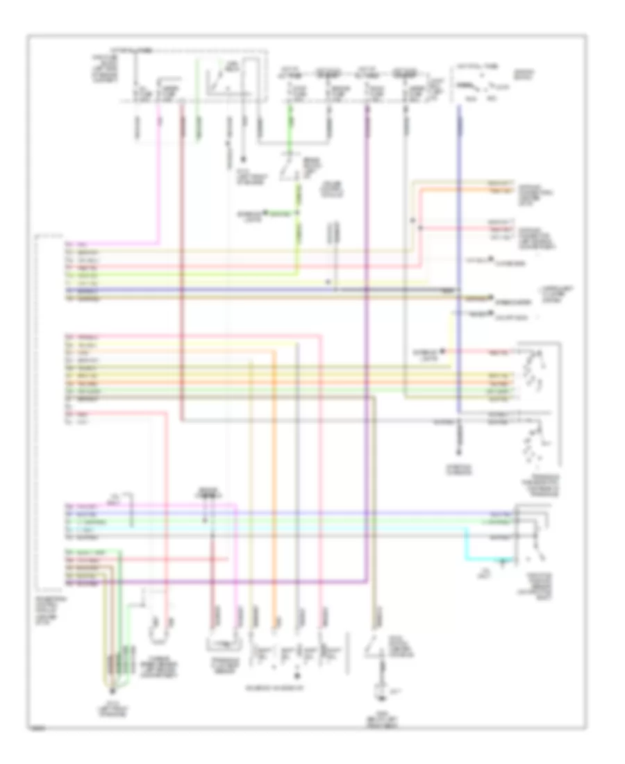 Transmission Wiring Diagram for Mazda Protege DX 1995