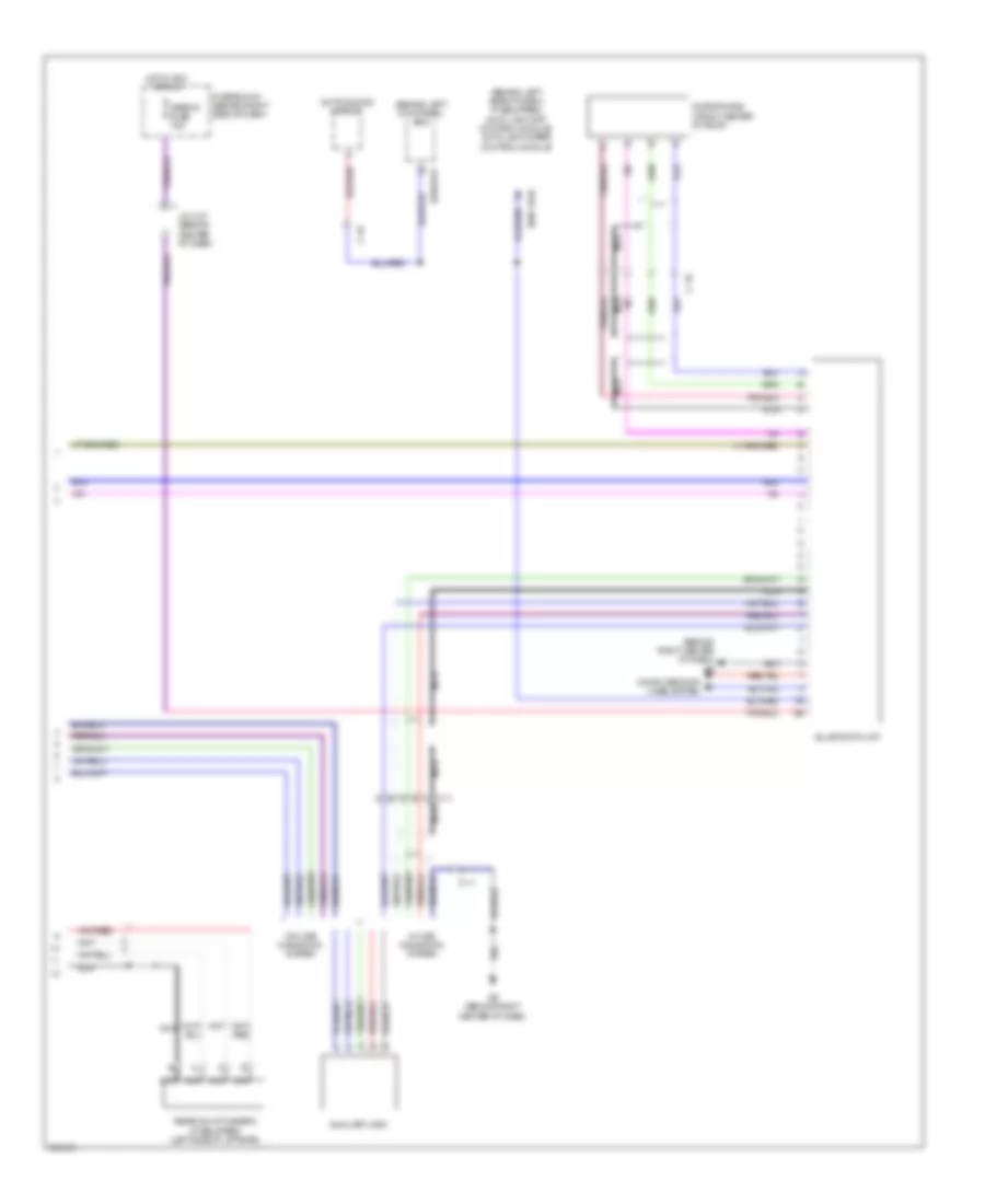 Radio Wiring Diagram, without Bose (2 of 2) for Mazda CX-9 Sport 2011
