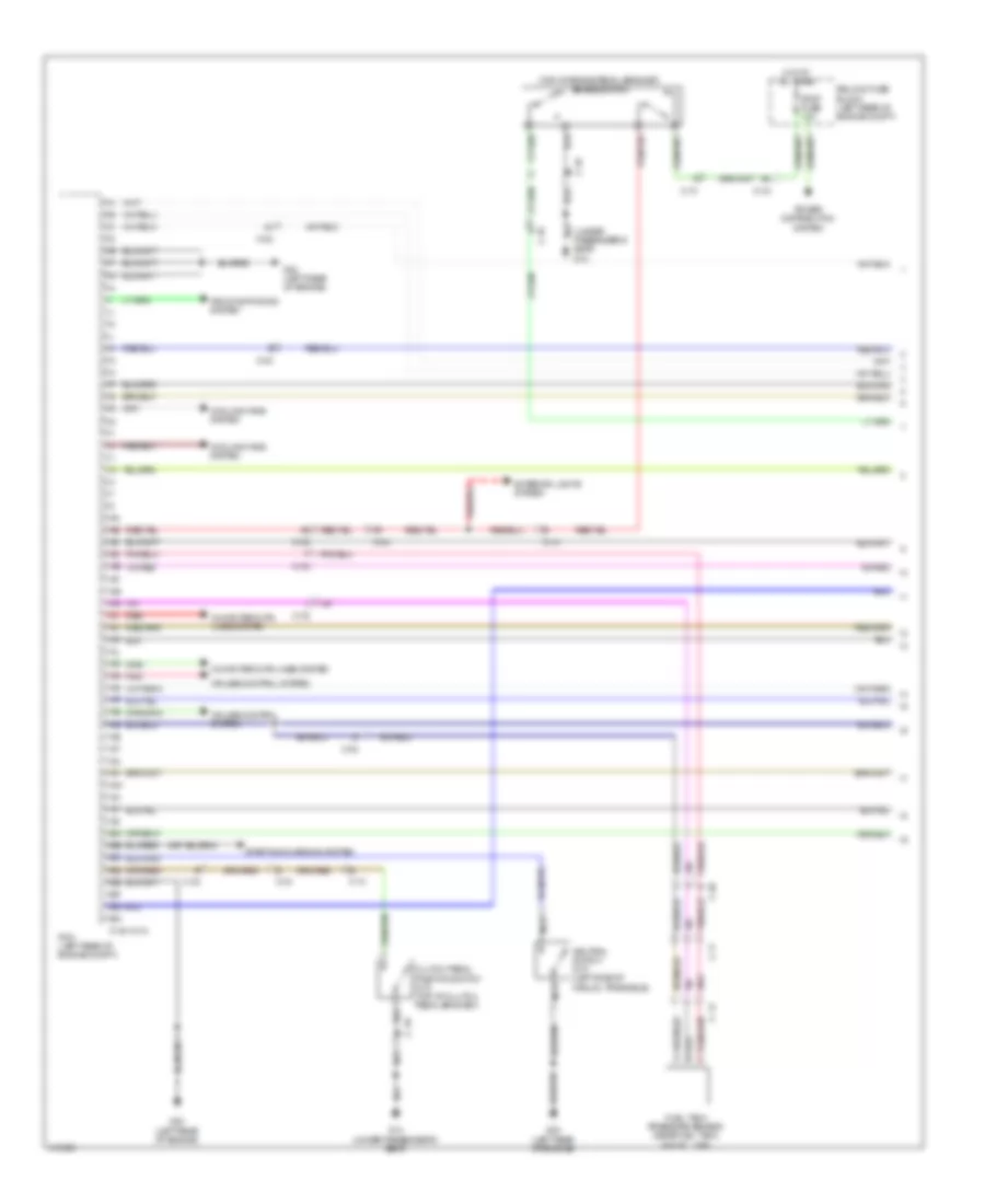 2.5L, Engine Performance Wiring Diagram (1 of 4) for Mazda 5 Grand Touring 2014