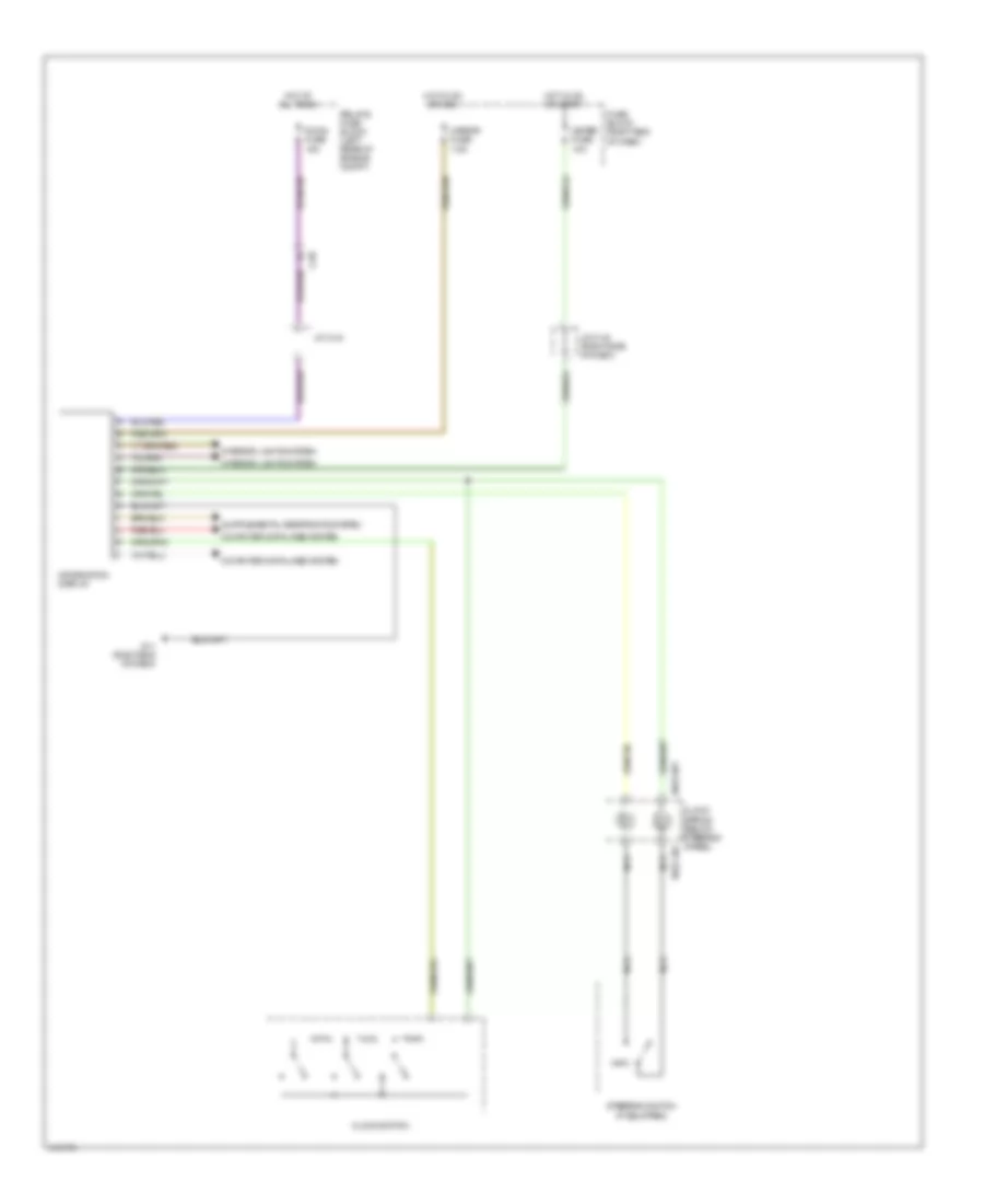 Multi Information System Wiring Diagram for Mazda 5 Grand Touring 2014