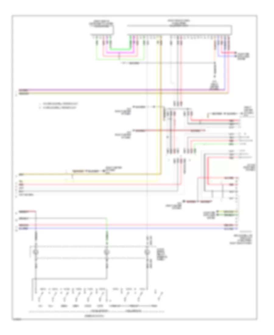 Navigation Wiring Diagram 2 of 2 for Mazda 5 Grand Touring 2014
