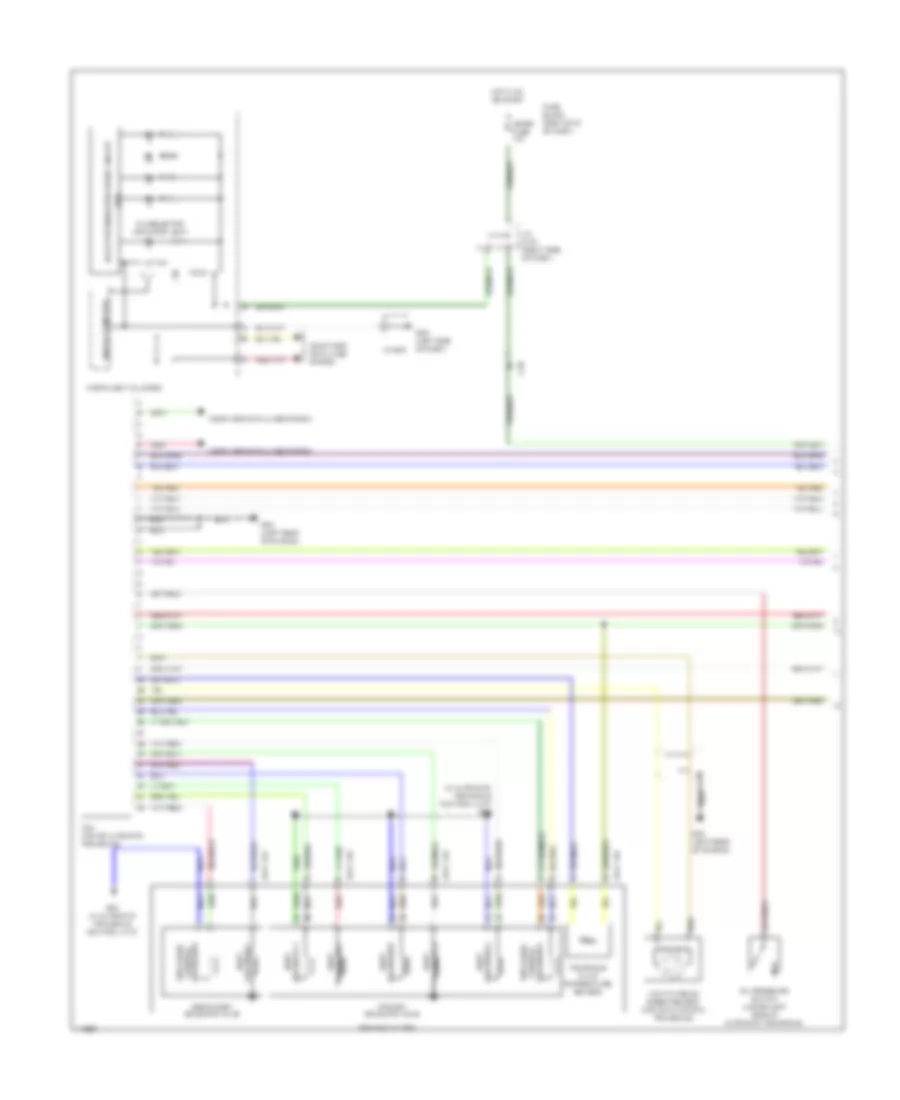 Transmission Wiring Diagram 1 of 2 for Mazda 5 Grand Touring 2014