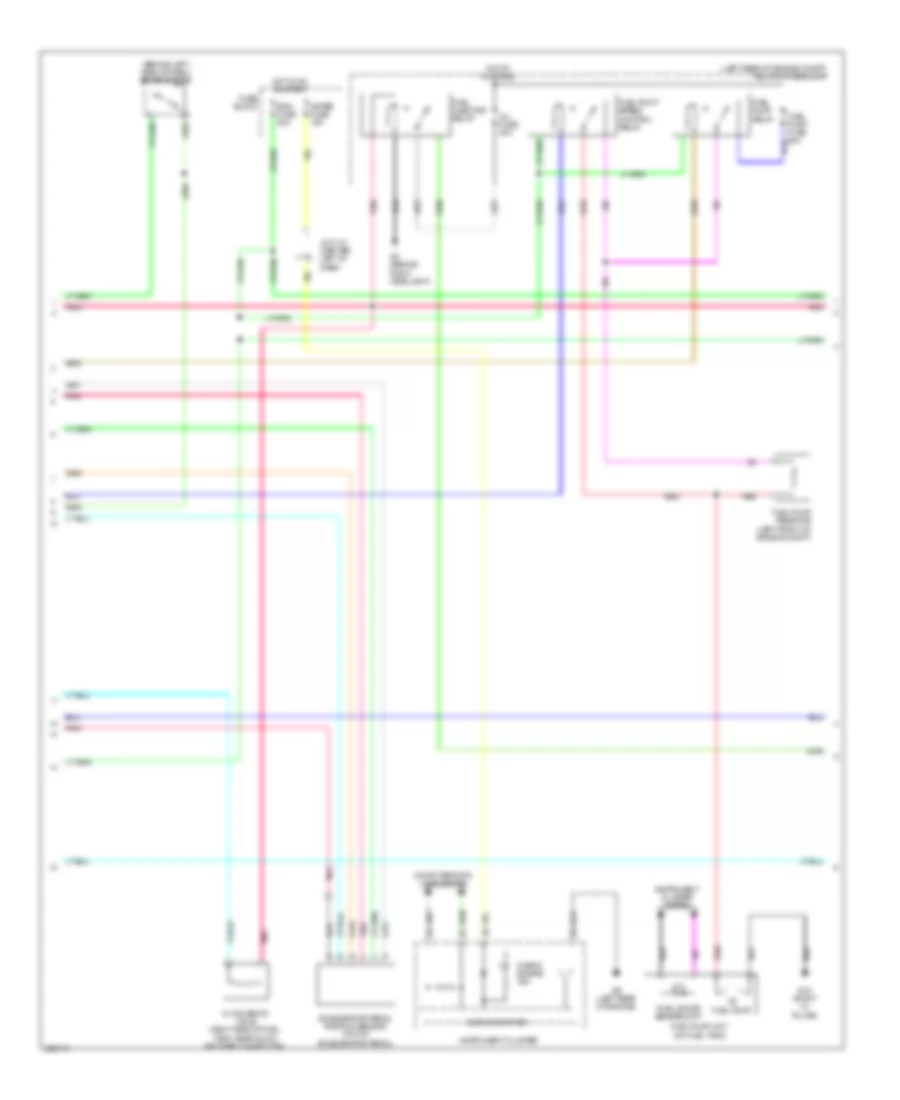 2.3L Turbo, Engine Performance Wiring Diagram (2 of 4) for Mazda 3 s Grand Touring 2010