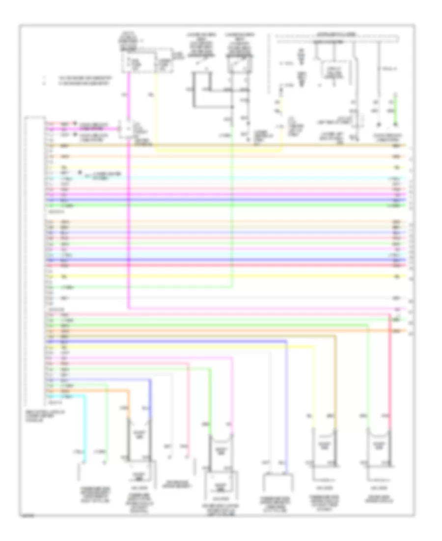 Supplemental Restraints Wiring Diagram 1 of 2 for Mazda 3 s Grand Touring 2010