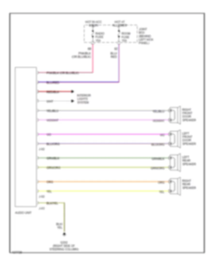 Radio Wiring Diagrams for Mazda Protege ES 1995