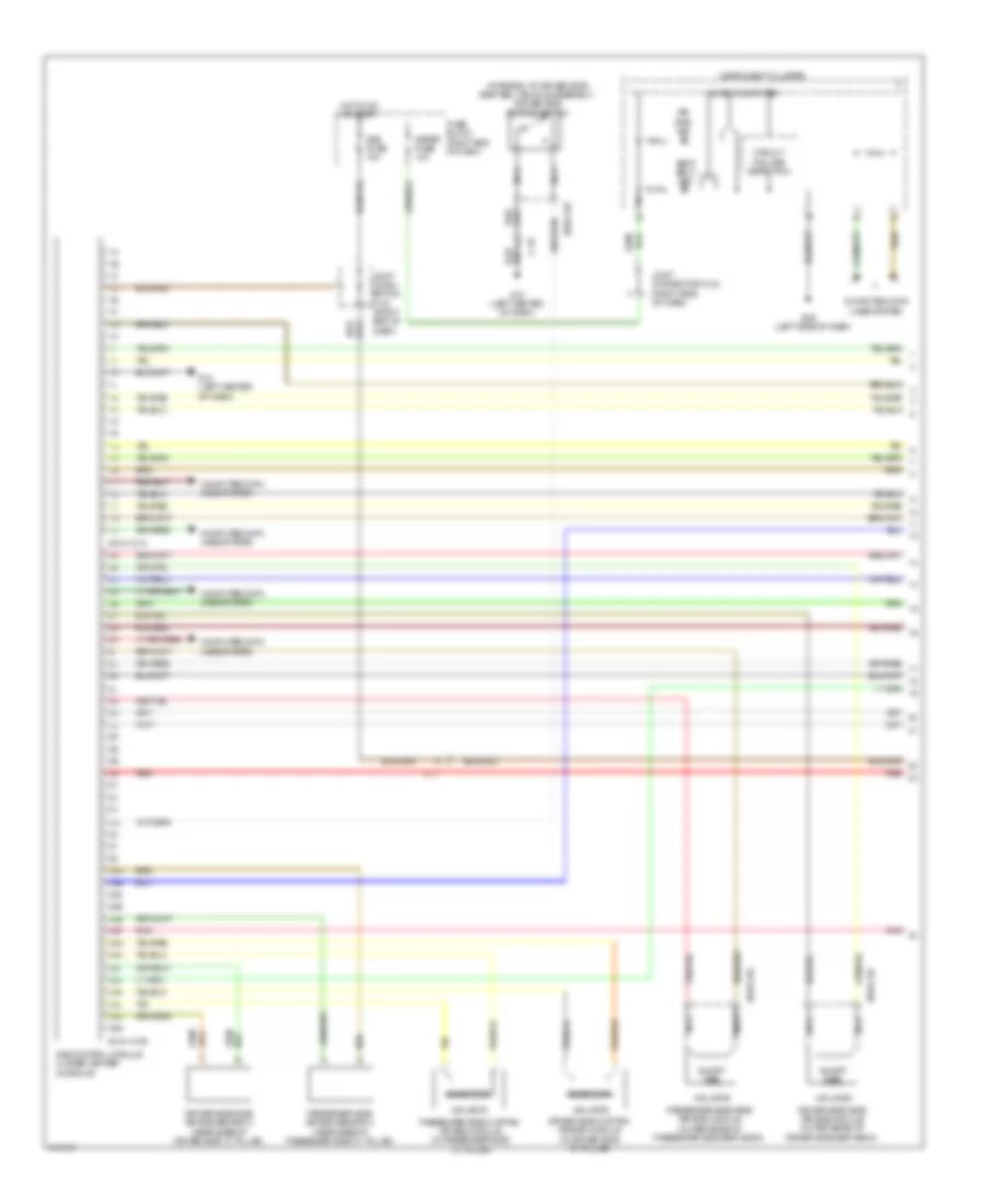 Supplemental Restraints Wiring Diagram 1 of 2 for Mazda 5 Sport 2014