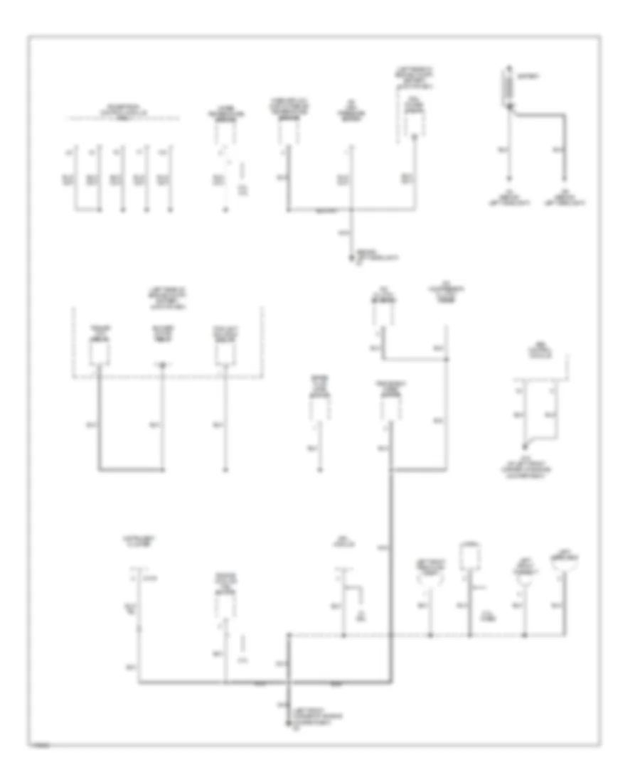 Ground Distribution Wiring Diagram 1 of 4 for Mazda BSE 2003 2300