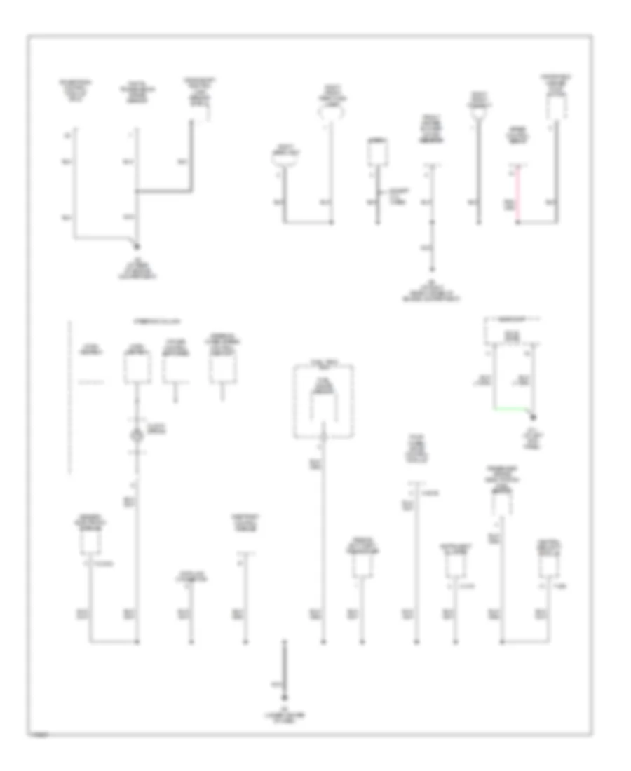 Ground Distribution Wiring Diagram 2 of 4 for Mazda BSE 2003 2300