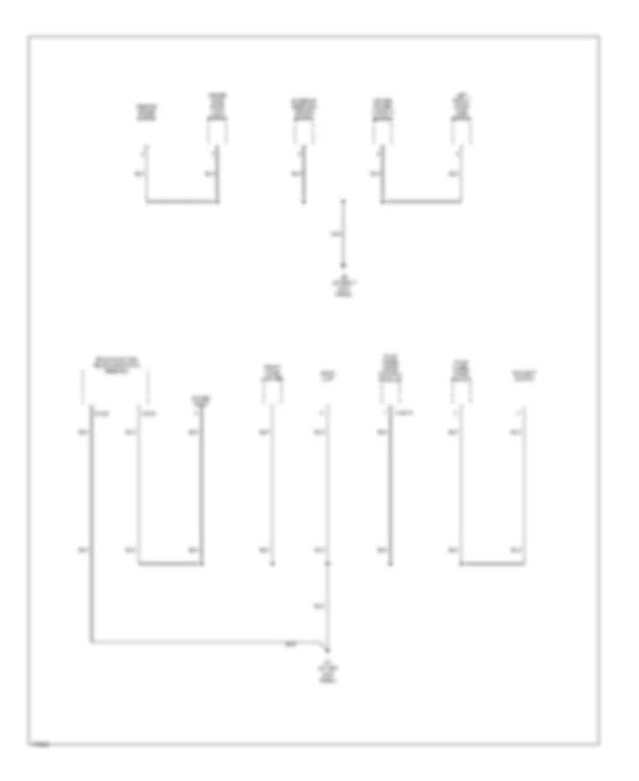 Ground Distribution Wiring Diagram 4 of 4 for Mazda BSE 2003 2300