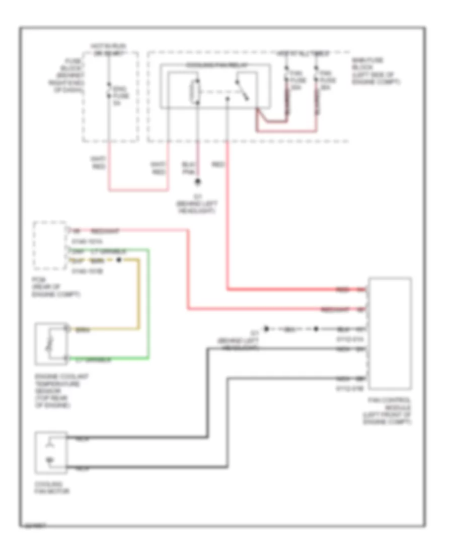 Cooling Fan Wiring Diagram for Mazda 5 Grand Touring 2010
