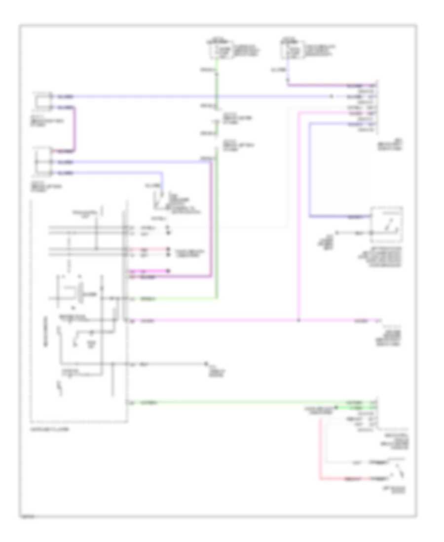 Warning Systems Wiring Diagram for Mazda 5 Grand Touring 2010