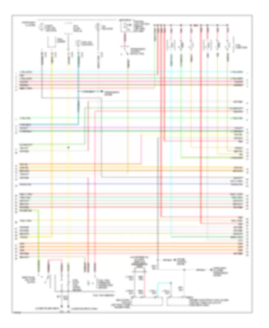 3.0L, Engine Performance Wiring Diagram (3 of 4) for Mazda B3000 Dual Sport 2003
