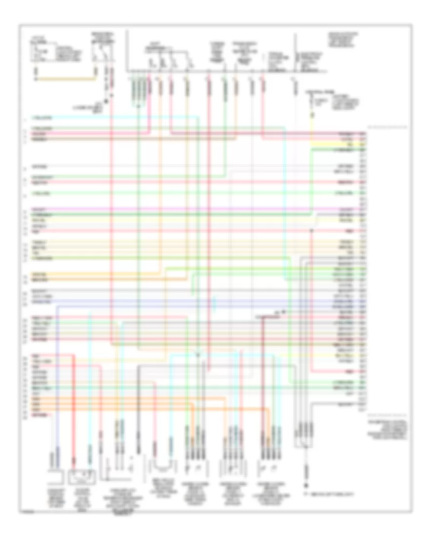 3.0L, Engine Performance Wiring Diagram (4 of 4) for Mazda B3000 Dual Sport 2003