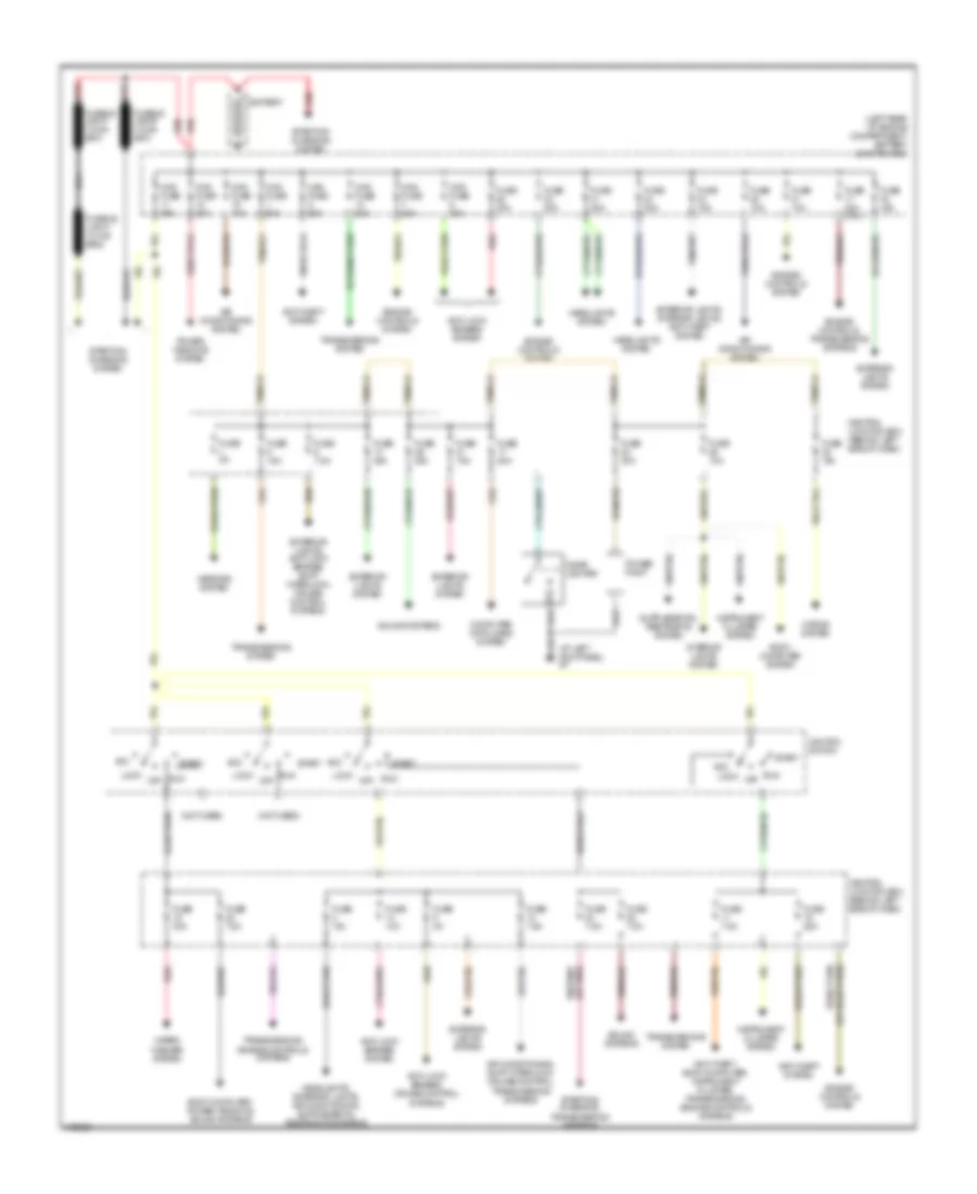 Power Distribution Wiring Diagram for Mazda B3000 Dual Sport 2003