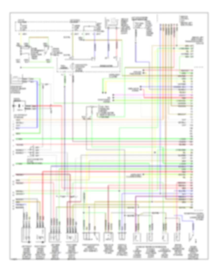 2 3L Engine Performance Wiring Diagrams 3 of 3 for Mazda Millenia 1999
