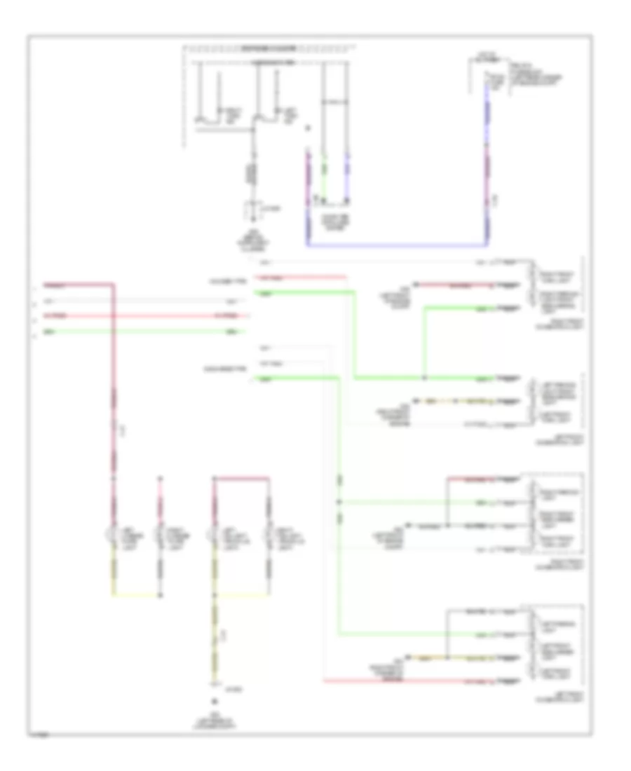 Exterior Lamps Wiring Diagram (3 of 3) for Mazda 6 Grand Touring 2014