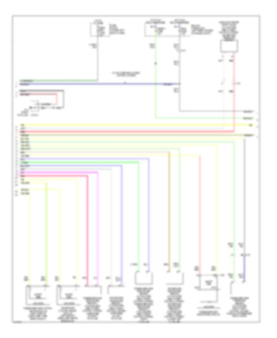 Supplemental Restraints Wiring Diagram 2 of 3 for Mazda 6 Grand Touring 2014