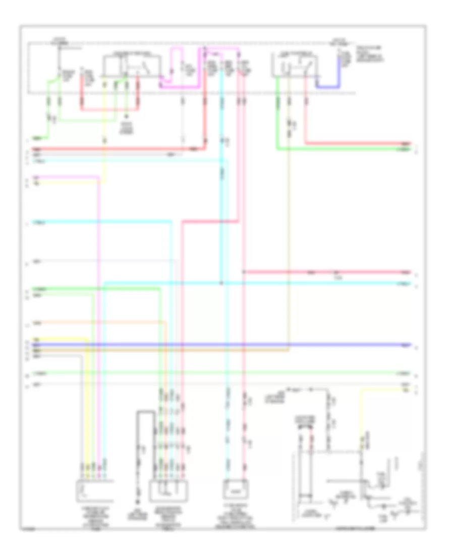 2.0L, Engine Performance Wiring Diagram (2 of 4) for Mazda 3 i Sport 2013