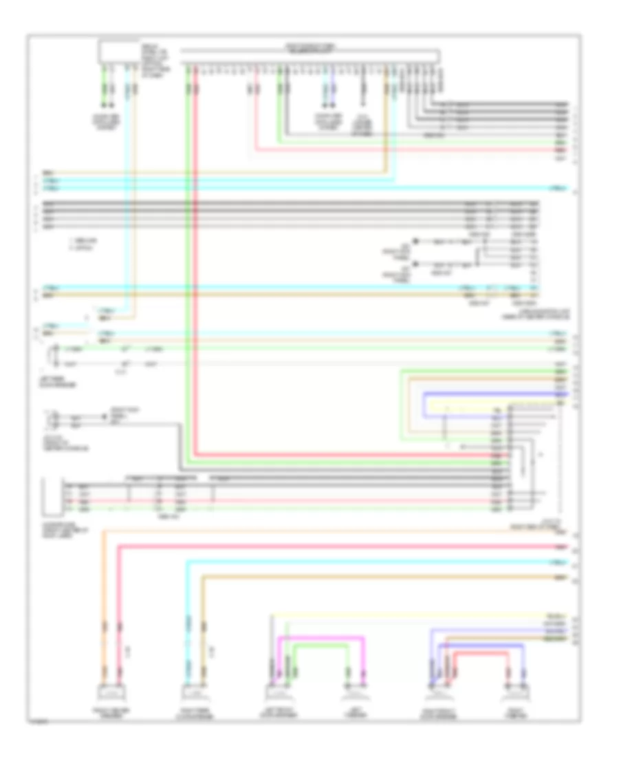 Navigation Wiring Diagram (2 of 3) for Mazda 3 i Sport 2013