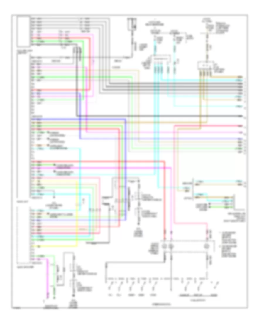 Radio Wiring Diagram, with Bose without Navigation (1 of 2) for Mazda 3 i Sport 2013