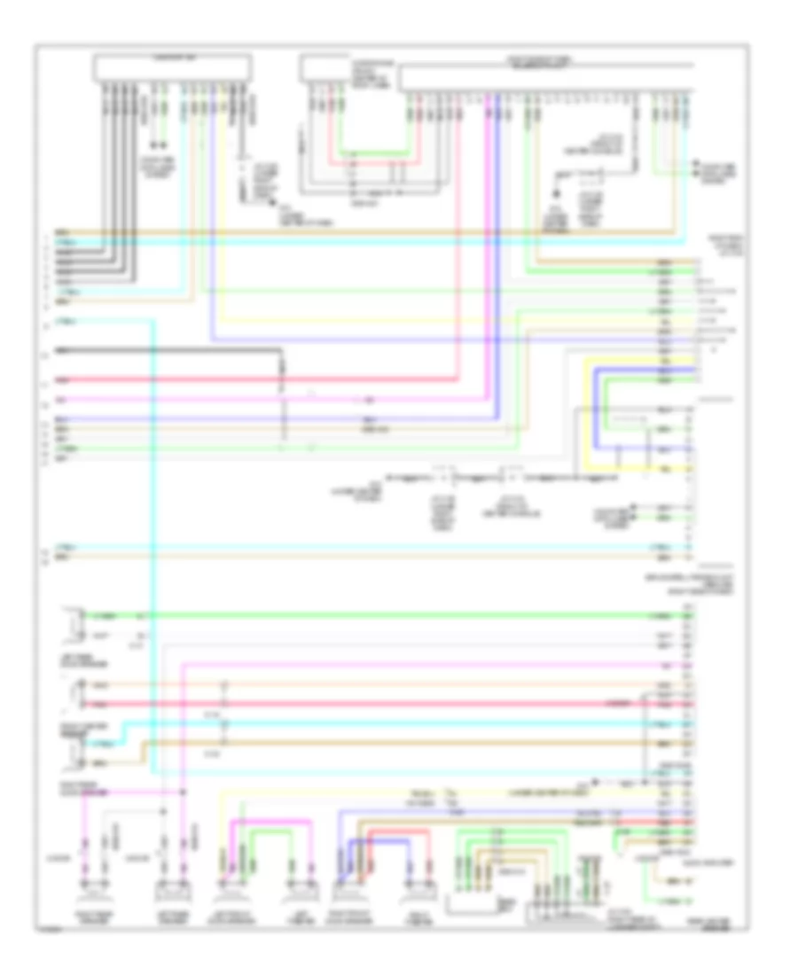 Radio Wiring Diagram, with Bose without Navigation (2 of 2) for Mazda 3 i Sport 2013