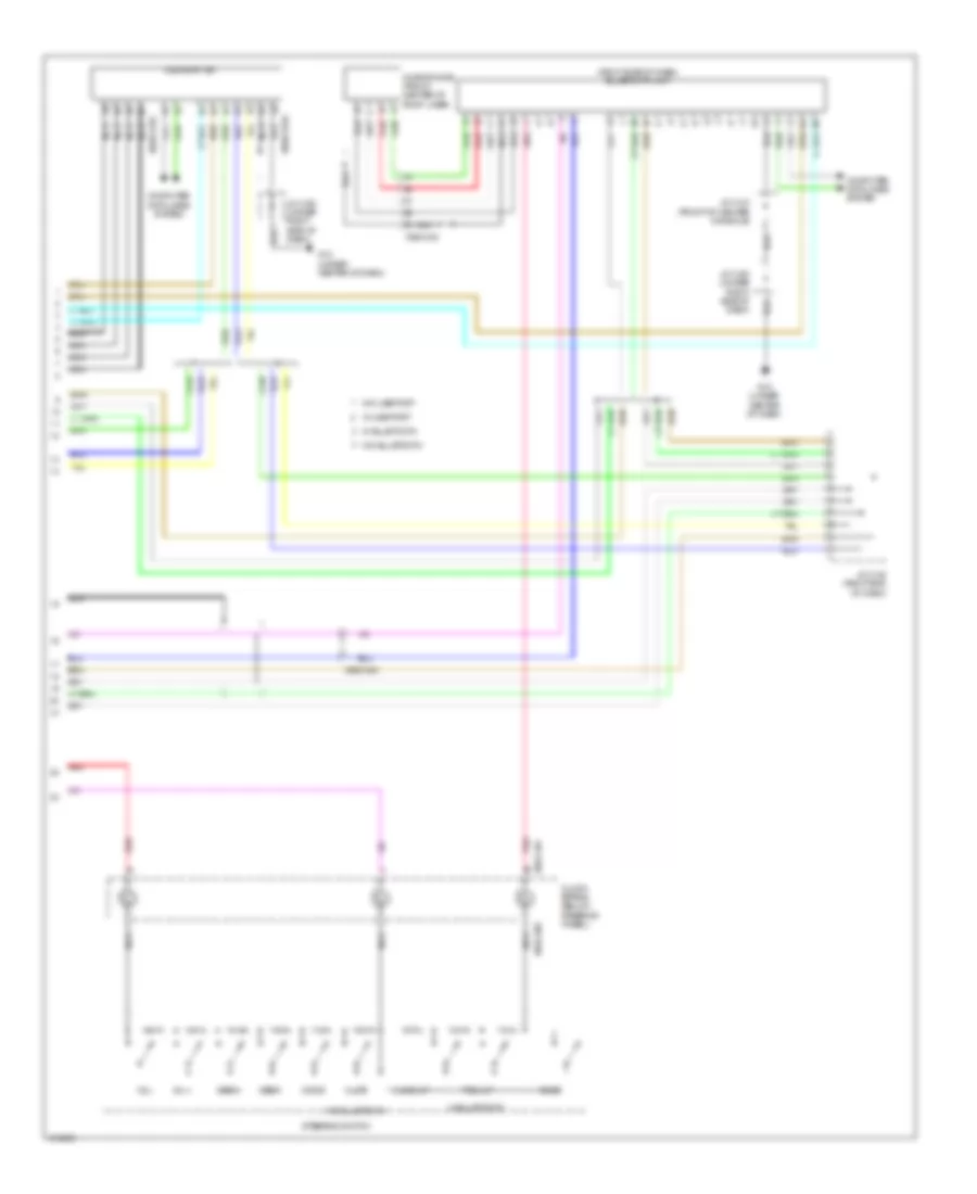 Radio Wiring Diagram, without Bose (2 of 2) for Mazda 3 i Sport 2013