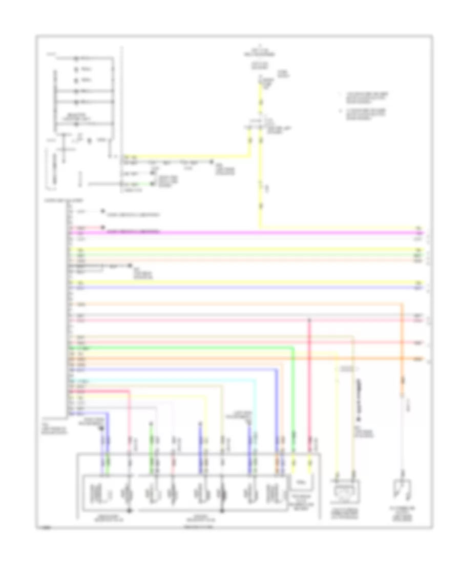 Transmission Wiring Diagram 5 Speed 1 of 2 for Mazda 3 i Sport 2013