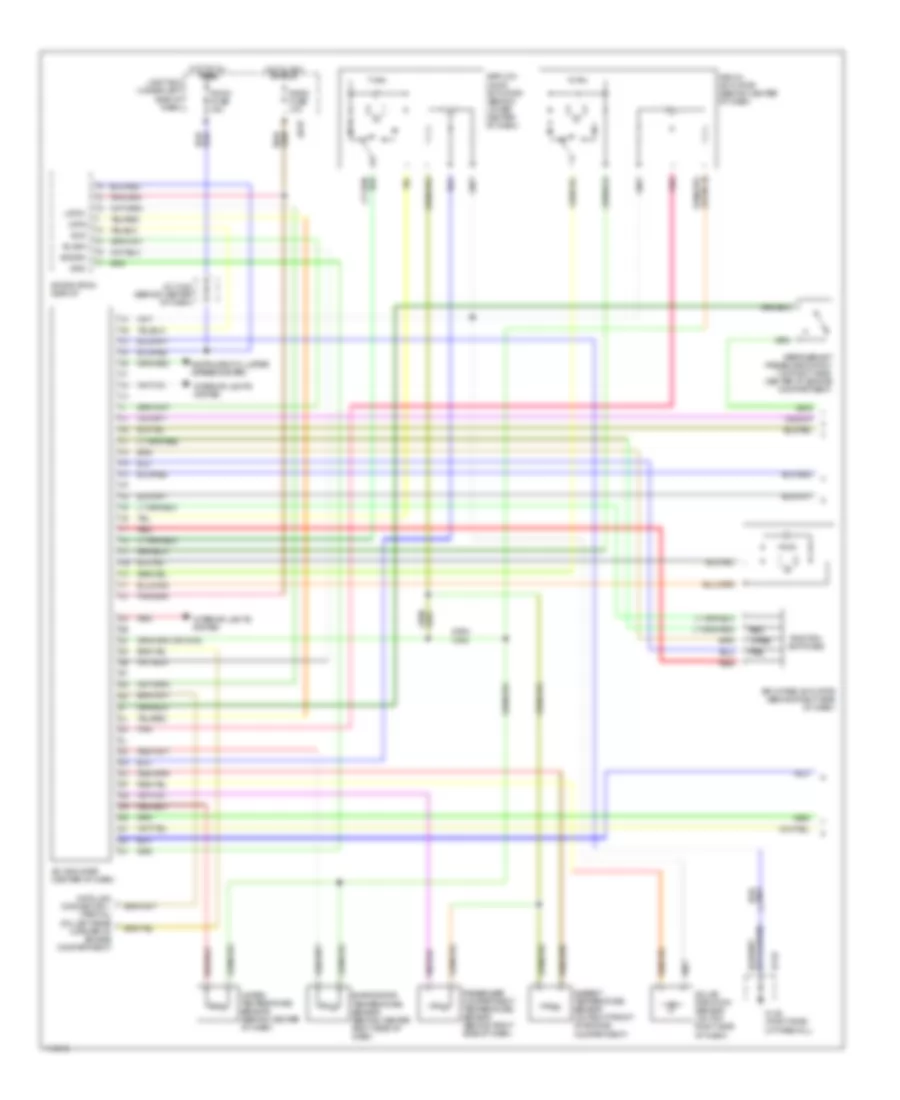2 3L Automatic A C Wiring Diagram 1 of 2 for Mazda Millenia S 1999