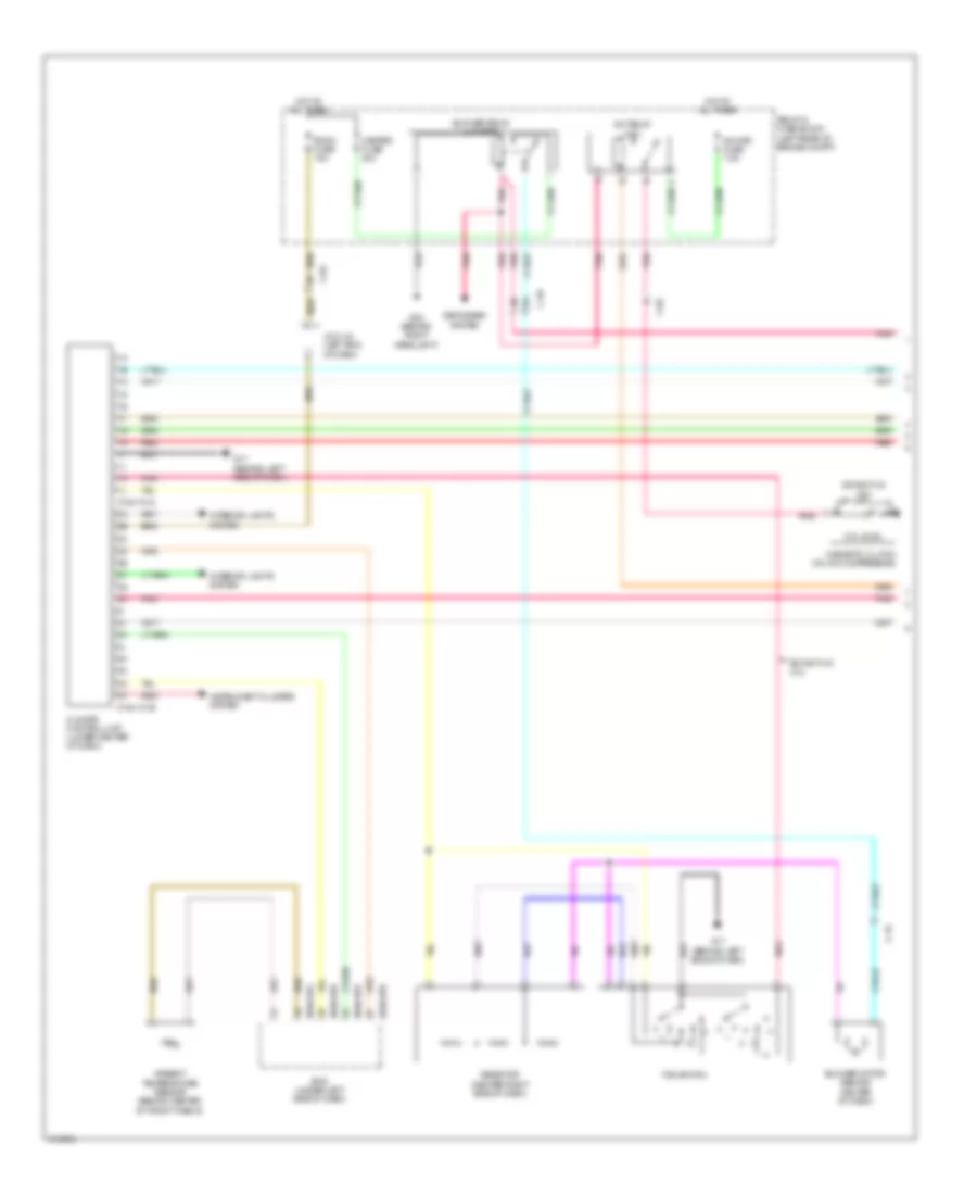 Manual A C Wiring Diagram 1 of 2 for Mazda 3 i SV 2013