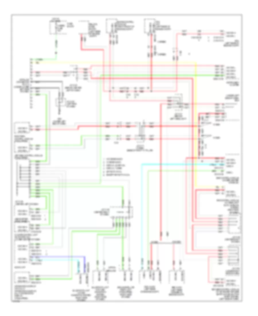 Computer Data Lines Wiring Diagram for Mazda 3 i SV 2013