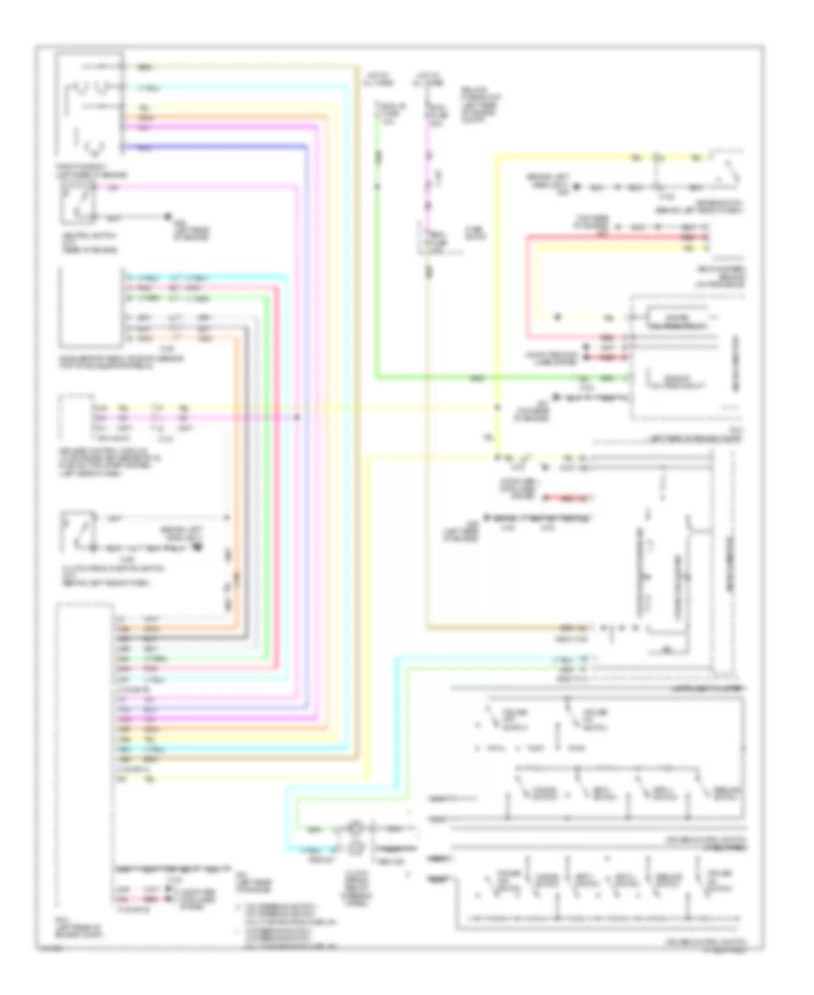 2.0L SKYACTIV, Cruise Control Wiring Diagram for Mazda 3 i SV 2013