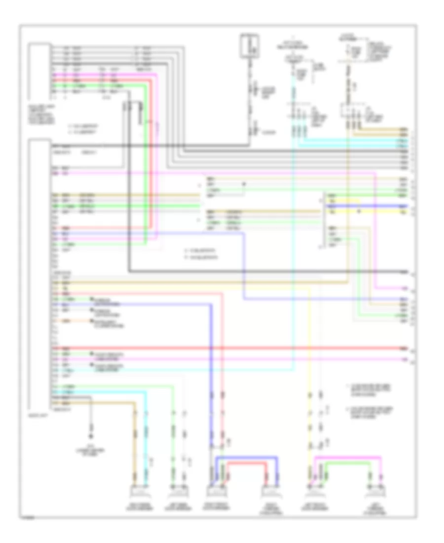 Radio Wiring Diagram, without Bose (1 of 2) for Mazda 3 i SV 2013