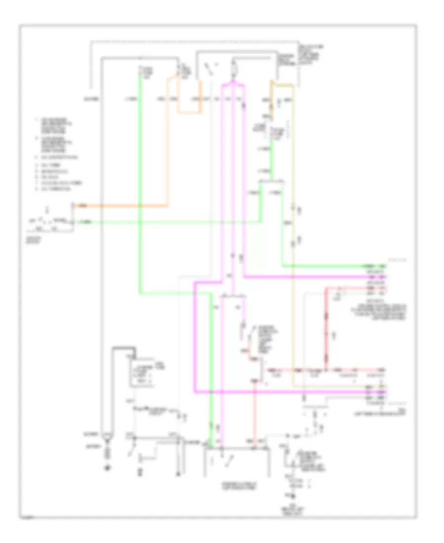 Starting Wiring Diagram, MT for Mazda 3 i SV 2013