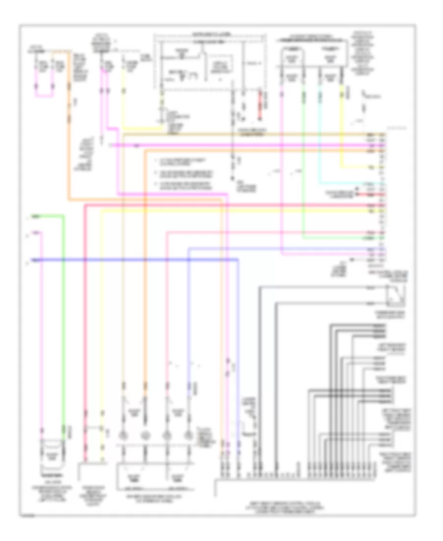 Supplemental Restraints Wiring Diagram 2 of 2 for Mazda 3 i SV 2013