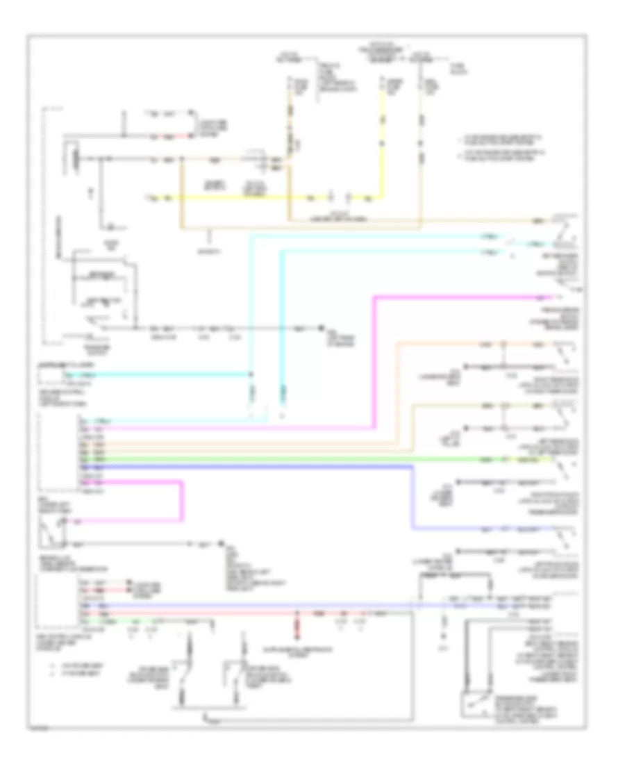 Chime Wiring Diagram for Mazda 3 i SV 2013