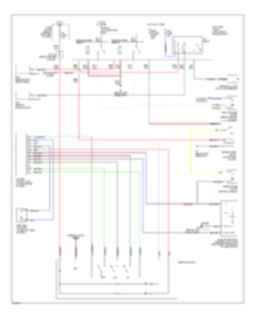 Rear AC Wiring Diagram for Mazda 5 Touring 2010