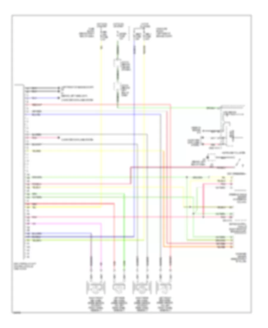 Anti lock Brakes Wiring Diagram with Dynamic Stability Control for Mazda 5 Touring 2010