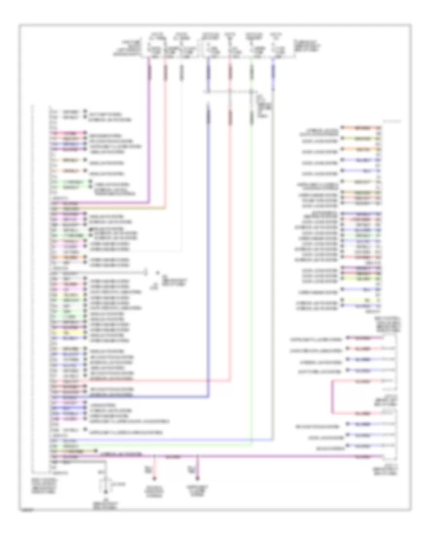 Body Control Modules Wiring Diagram for Mazda 5 Touring 2010