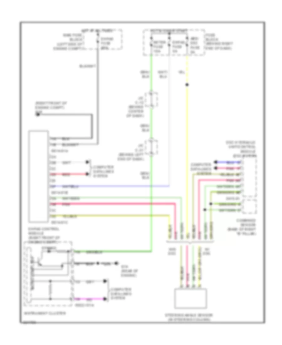 Electronic Power Steering Wiring Diagram for Mazda 5 Touring 2010