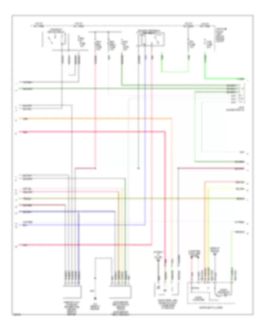 2.3L, Engine Performance Wiring Diagram (2 of 4) for Mazda 5 Touring 2010