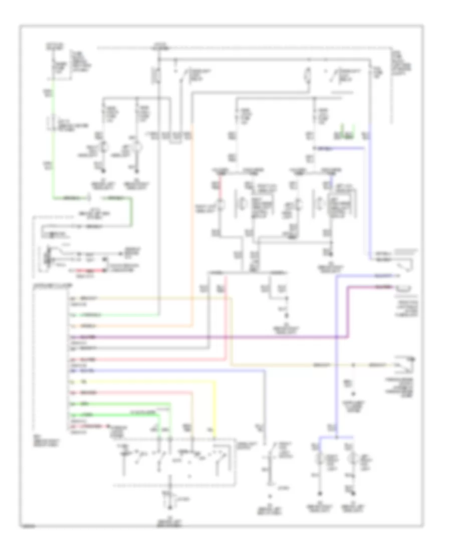 Headlights Wiring Diagram for Mazda 5 Touring 2010