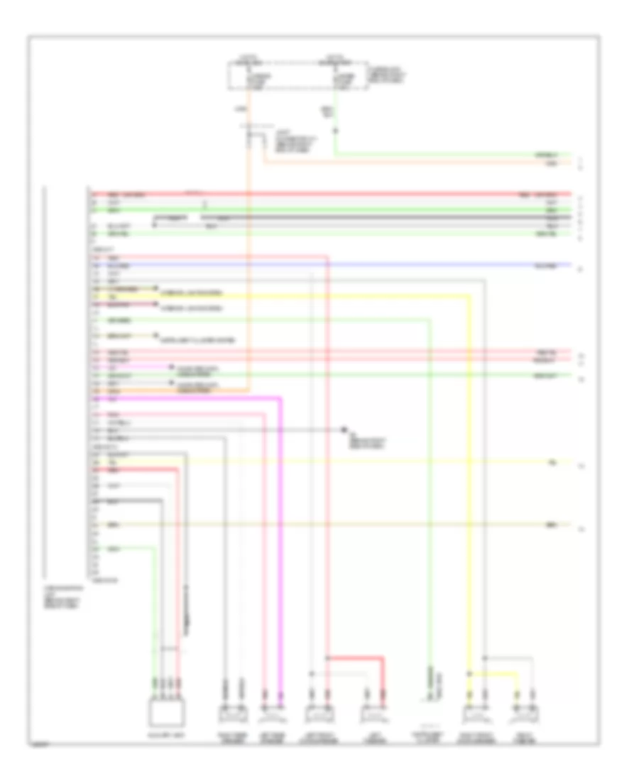 Navigation Wiring Diagram 1 of 2 for Mazda 5 Touring 2010