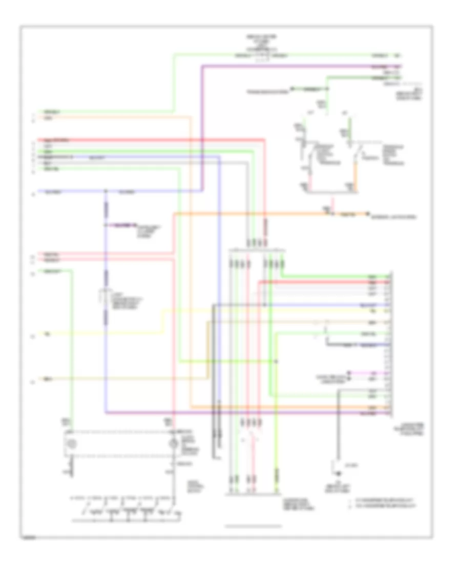 Navigation Wiring Diagram 2 of 2 for Mazda 5 Touring 2010