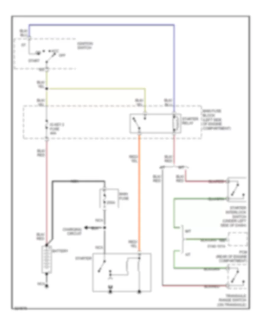 Starting Wiring Diagram for Mazda 5 Touring 2010