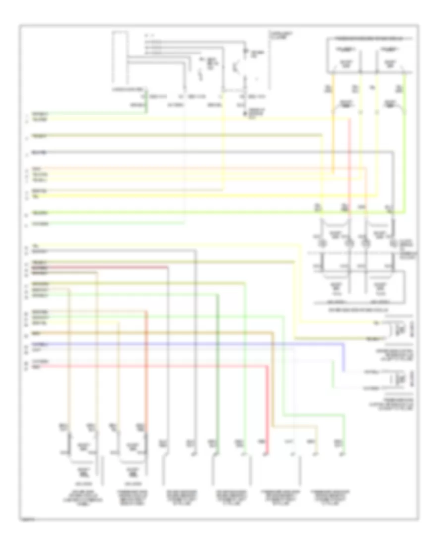 Supplemental Restraints Wiring Diagram 2 of 2 for Mazda 5 Touring 2010