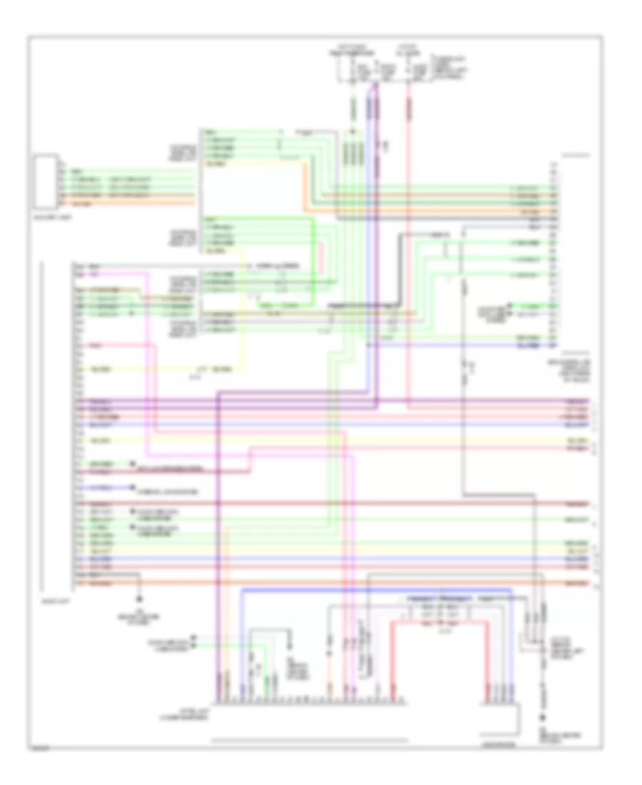 Radio Wiring Diagram, with Bose without Navigation (1 of 2) for Mazda RX-8 Grand Touring 2011