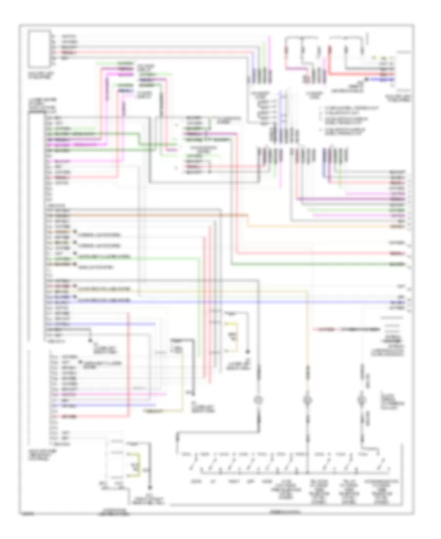 Navigation Wiring Diagram, with Bose (1 of 2) for Mazda 6 i Grand Touring 2010